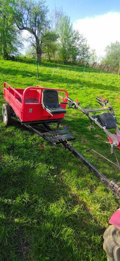 Motocultor Weima 1100F-6, reductor, diferential, remorca 700Kg