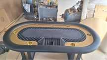Fac mese de poker cu led si racetrack auriu . Fac picioare mese poker