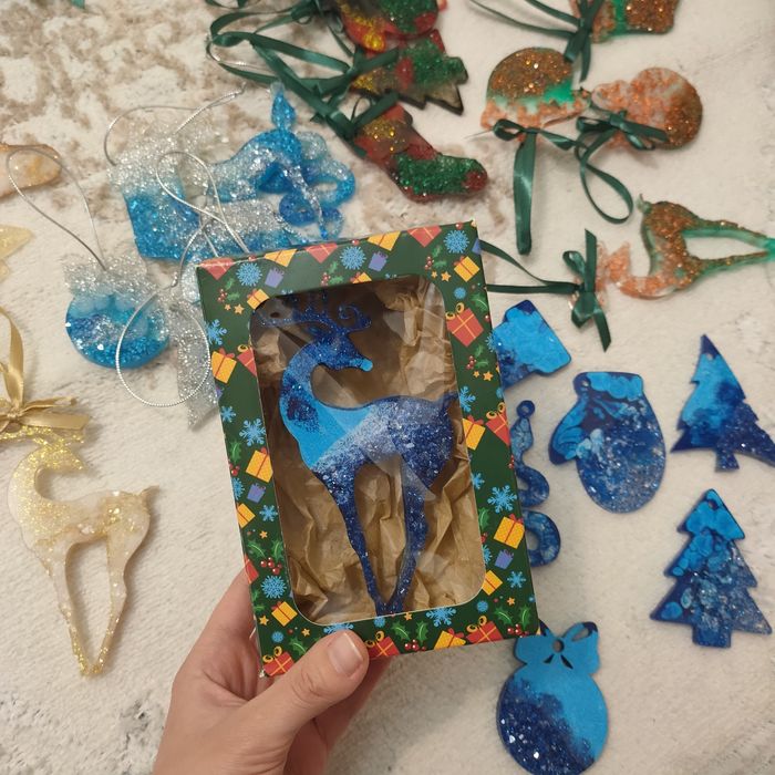 Новогодние игрушки (набор)