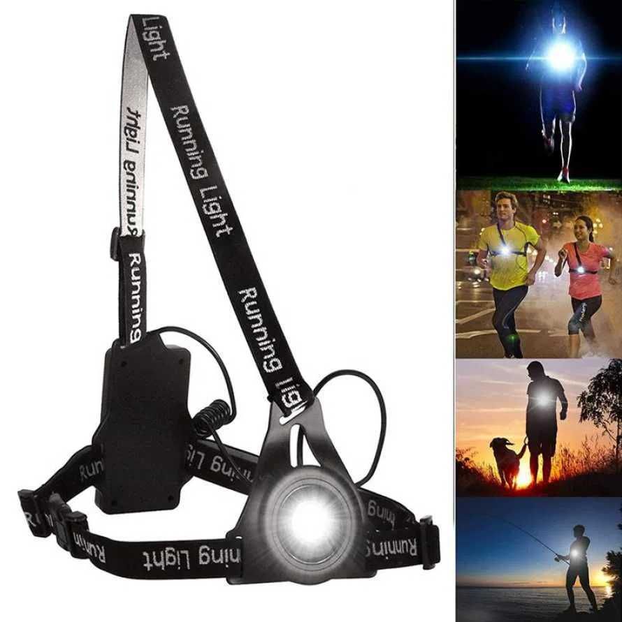 Акумулаторни светлина за бягане. Двулицеви.Run light cree xre Q5