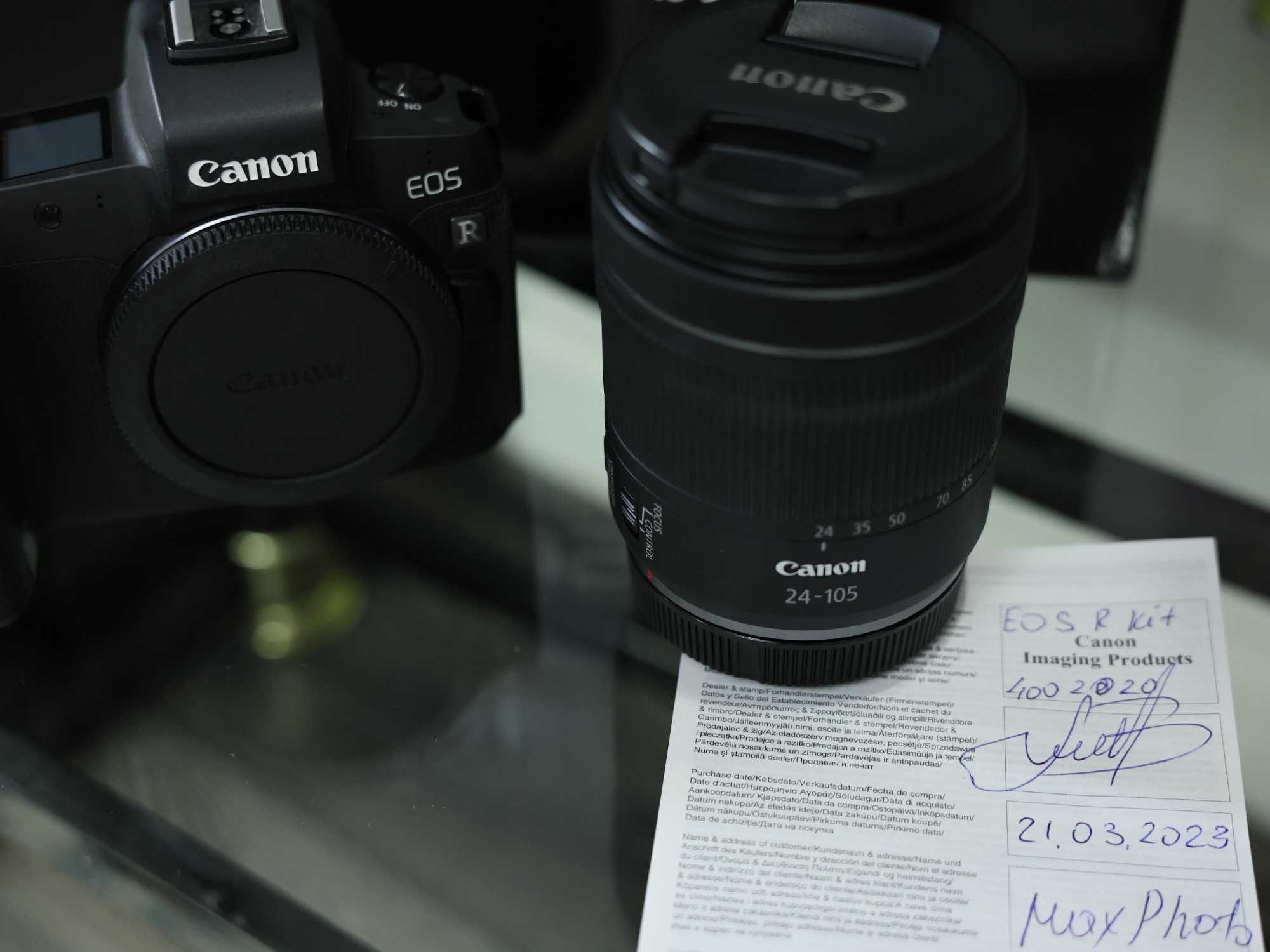Беззеркальная камера Canon EOS R + RF 24-105mm f/4-7.1 IS STM