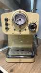 Espressor manual retro Swan, 15 bari, 1100W, sistem cappucino, crem