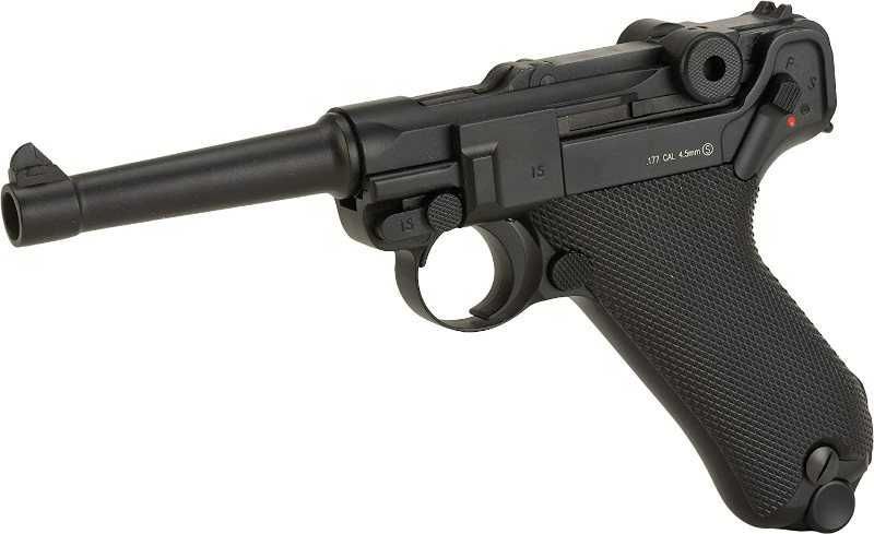 Pistol Istoric LuggerP08 4inch BlowBack  CO2 airsoft 6mm