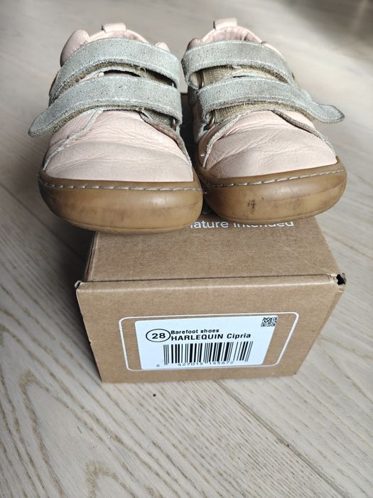 Pantofi copii Tikki Harlequin Cipria marimea 28