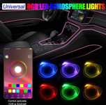 Banda LED lumini ambientale 6M aplicatie iOS Android Fir Neon