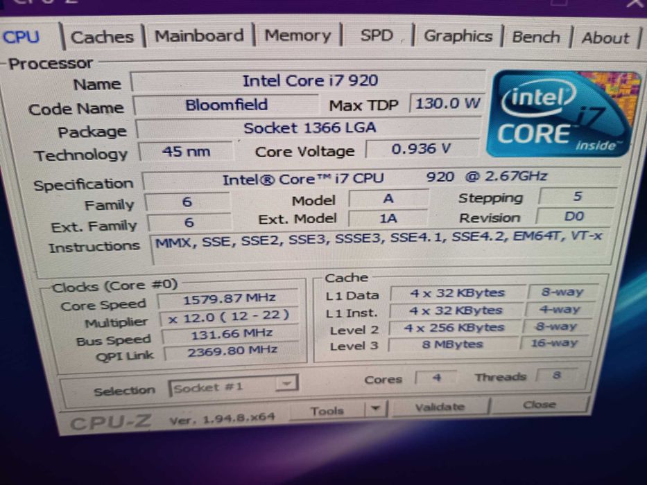 Kit gaming/retro, sk 1366, Core i7 920 + placa baza X58 + 6gb ddr3