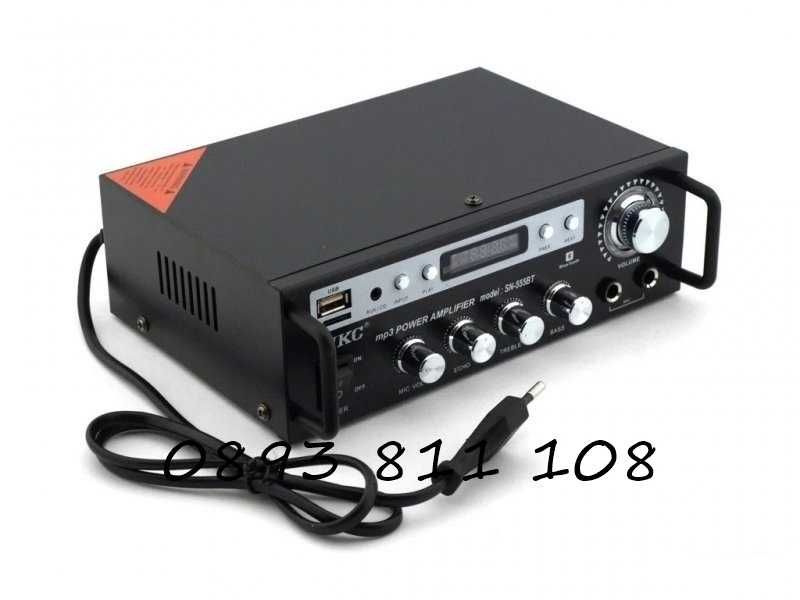 LCD дисплей Аудио усилвател за Караоке SONY SN-555BT Мp3, Usb, Радио