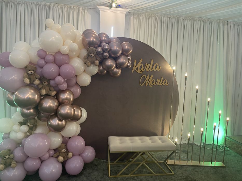 Arcada/photocorner baloane majorat/botez/nunta
