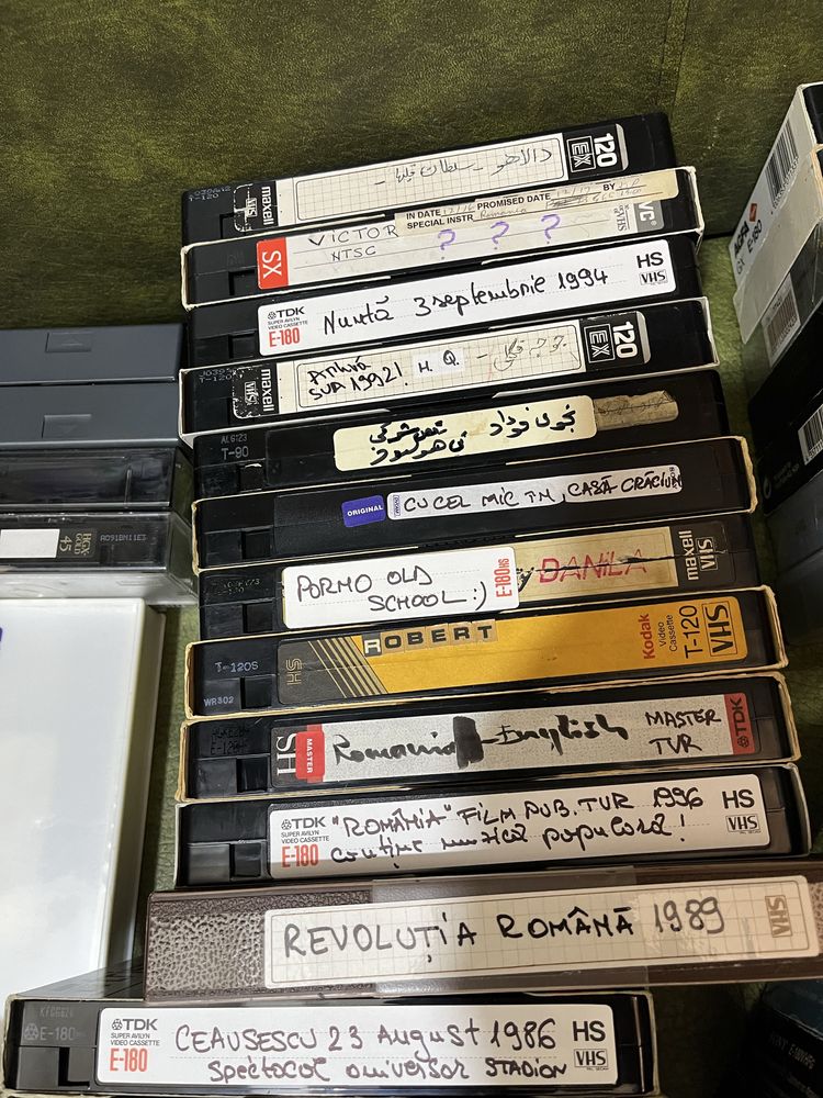 Casete video emisiuni tv, nunți, petreceri, filme