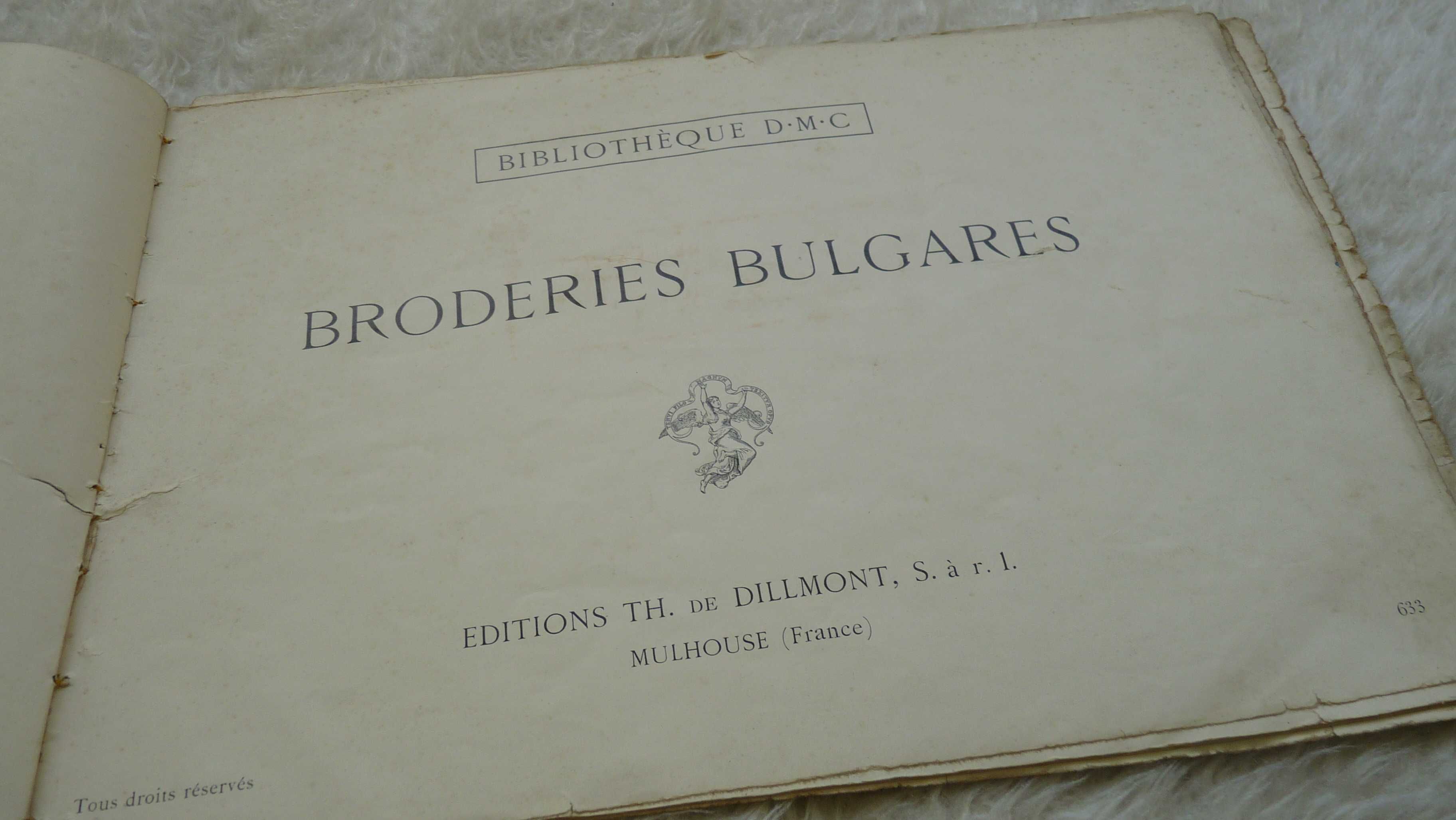 Книга "Българска бродерия" на френски език от 1928г.