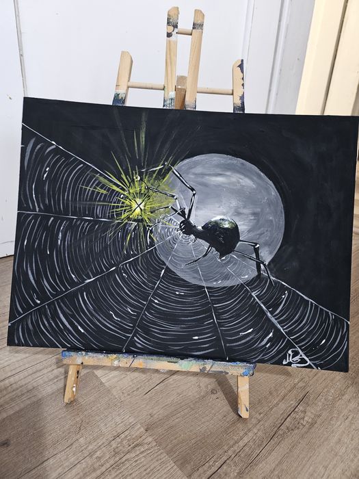 "Ръчно рисувана акрилна картина – перфектен подарък!"