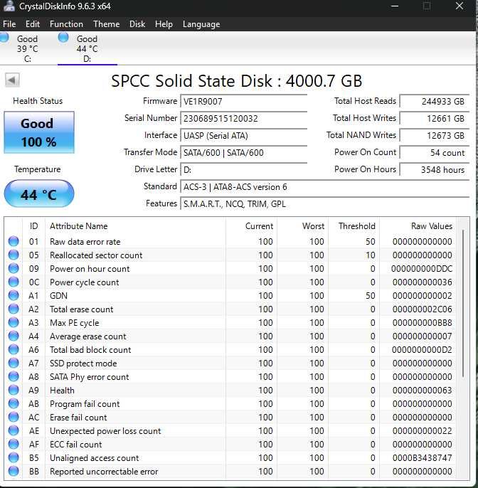 Silicon Power SSD A55 4TB SATA 2.5" - 2год остатъчна гаранция