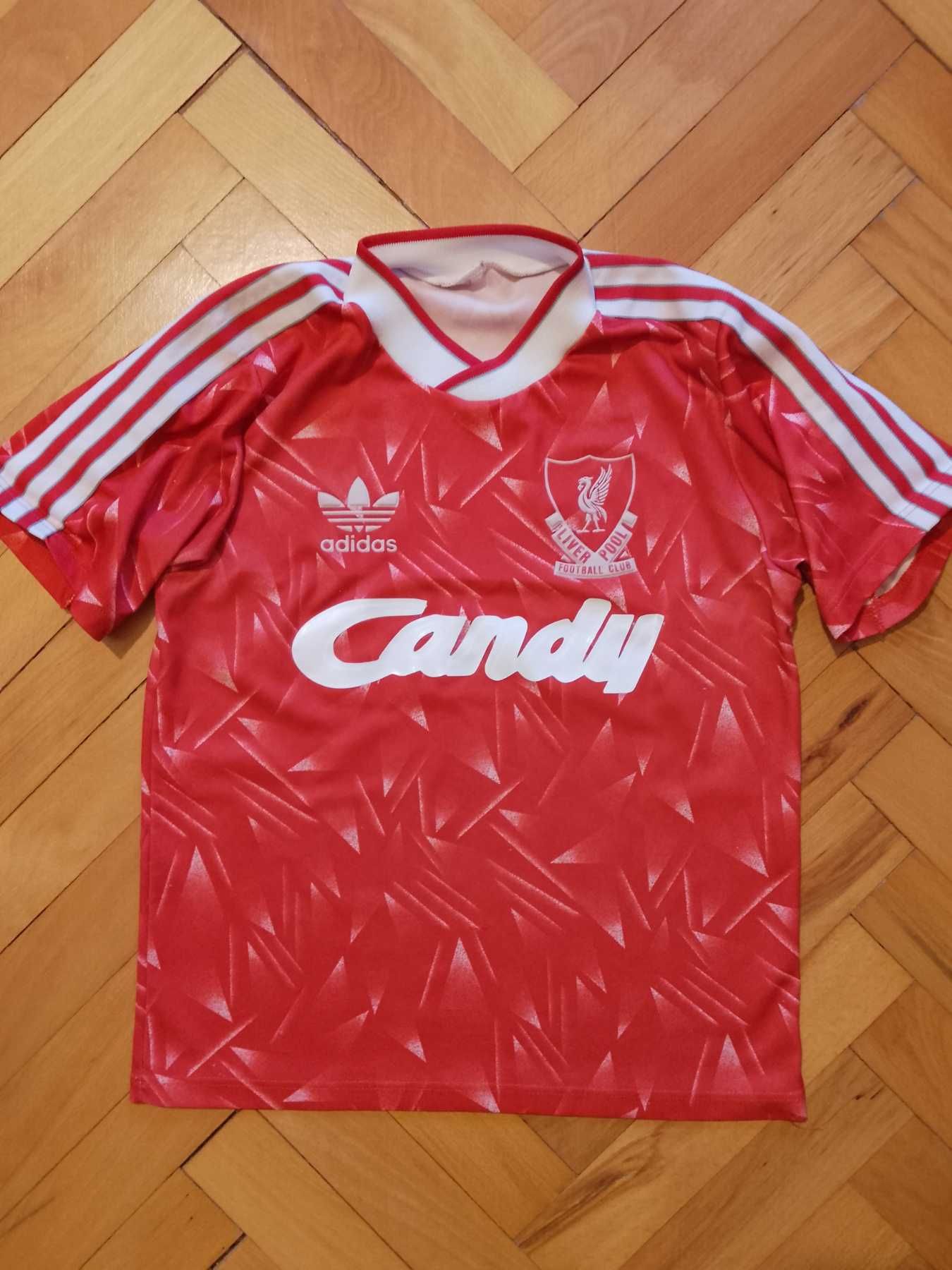 Tricou fotbal Vintage pentru copii Liverpool 1989-1991