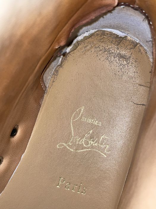 Louboutin negri cu tepi