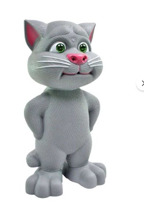Jucărie interactivă Talking Tom, 20 cm, pisica vorbitoare cu povești
