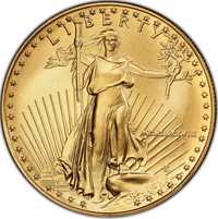 Moneda din Aur - Vulturul American 1\10 oz (1986\1987)