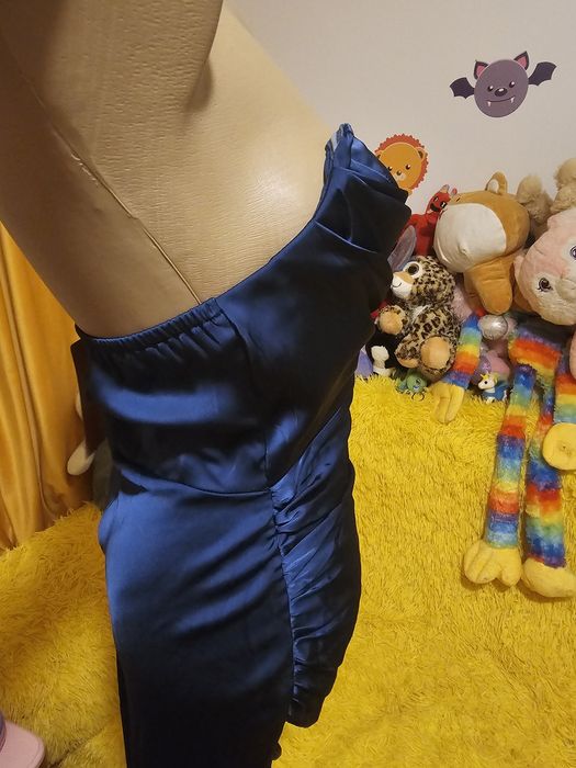 Rochie Oscar maxi dress navy