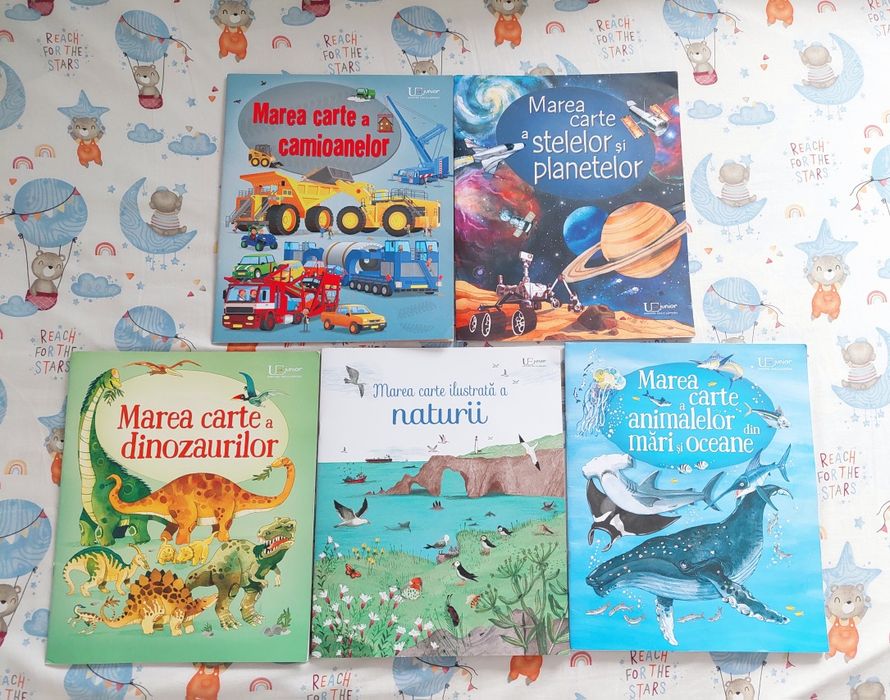 Set 5 cărți tip enciclopedie pentru copii