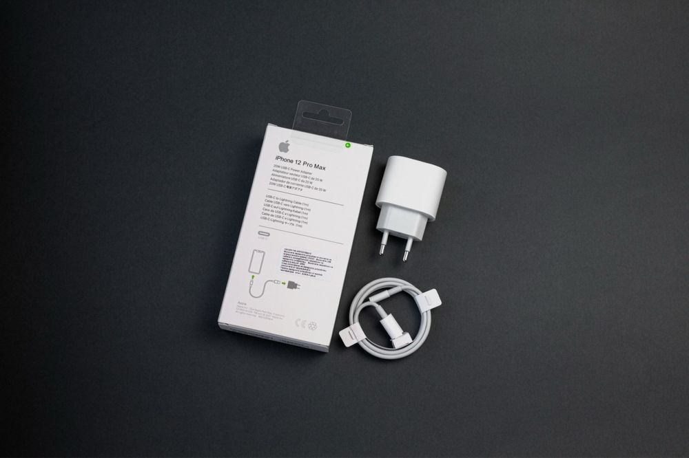 Оригинален комплект зарядно Apple Айфон (Iphone) USB-Type-C 20W/Fast