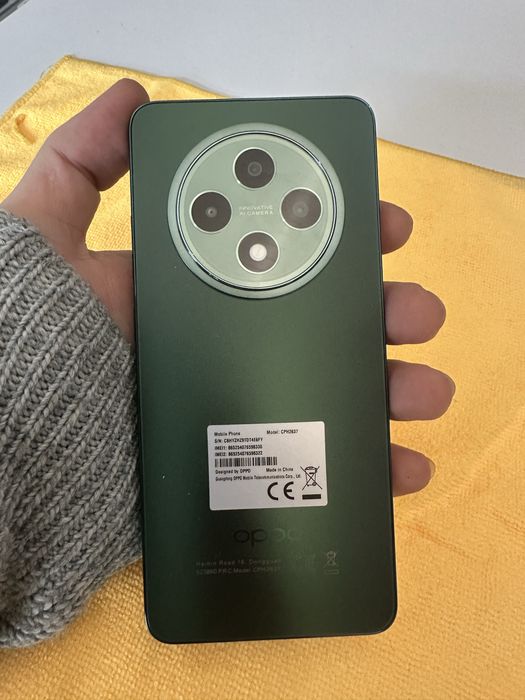 Telefon OPPO Reno12 FS 5G, 512GB, 12GB RAM, Dual SIM, Black Green