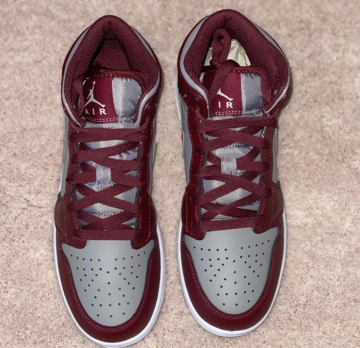 Jordan 1 Mid Cherrywood red (38)