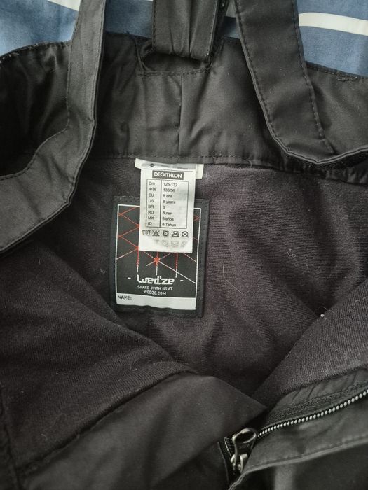 Pantaloni ski,salopeta iarna impermeabila decathlon 8ani