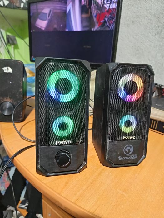 Boxe PC cu bluetooth + 2 boxe cadou