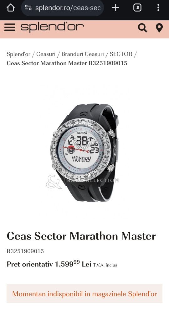 Ceas SECTOR Marathon Master