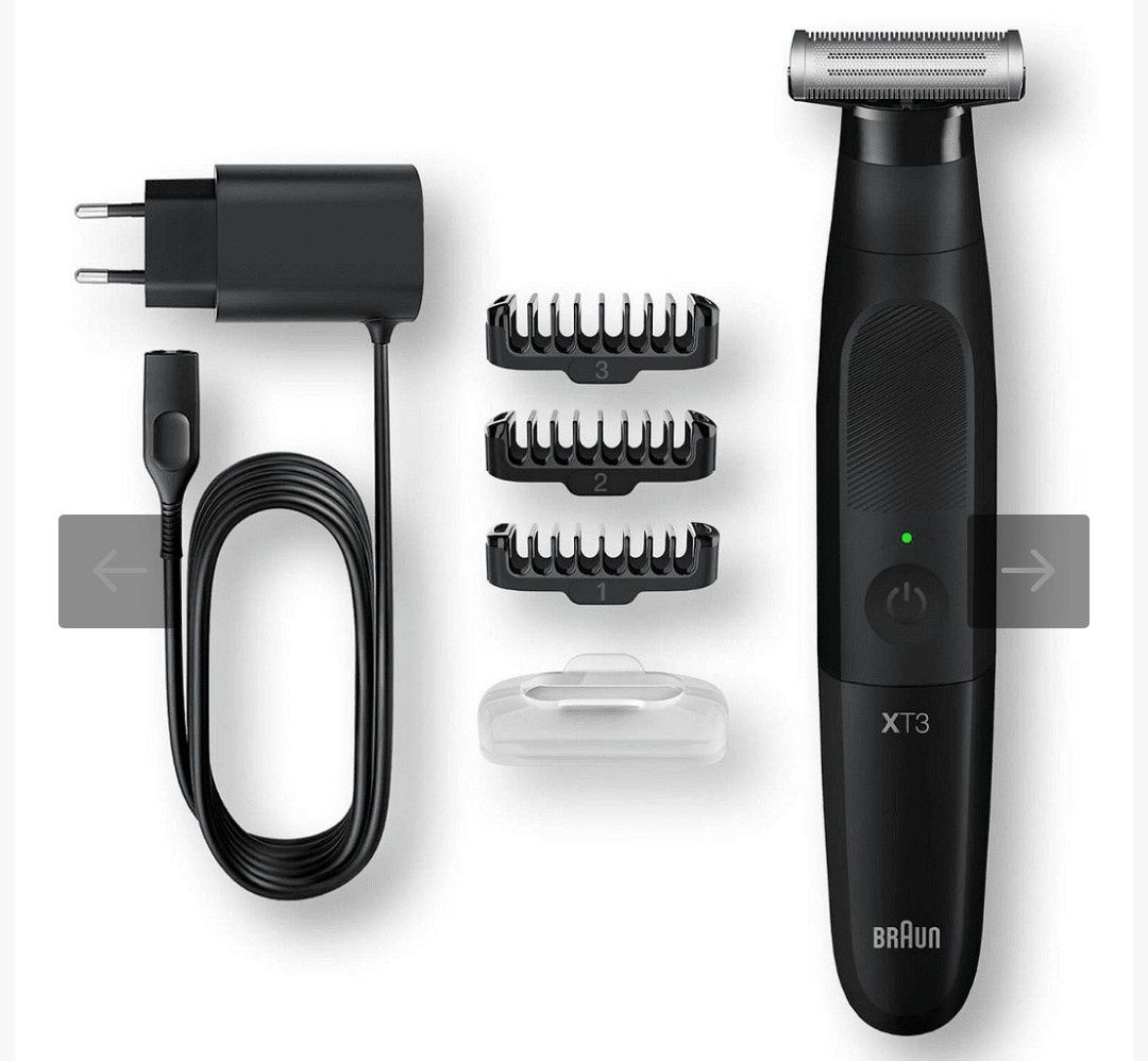 Самобръсначка и тример за мъже Braun  XT3100 Wet&Dry, 4D ножче