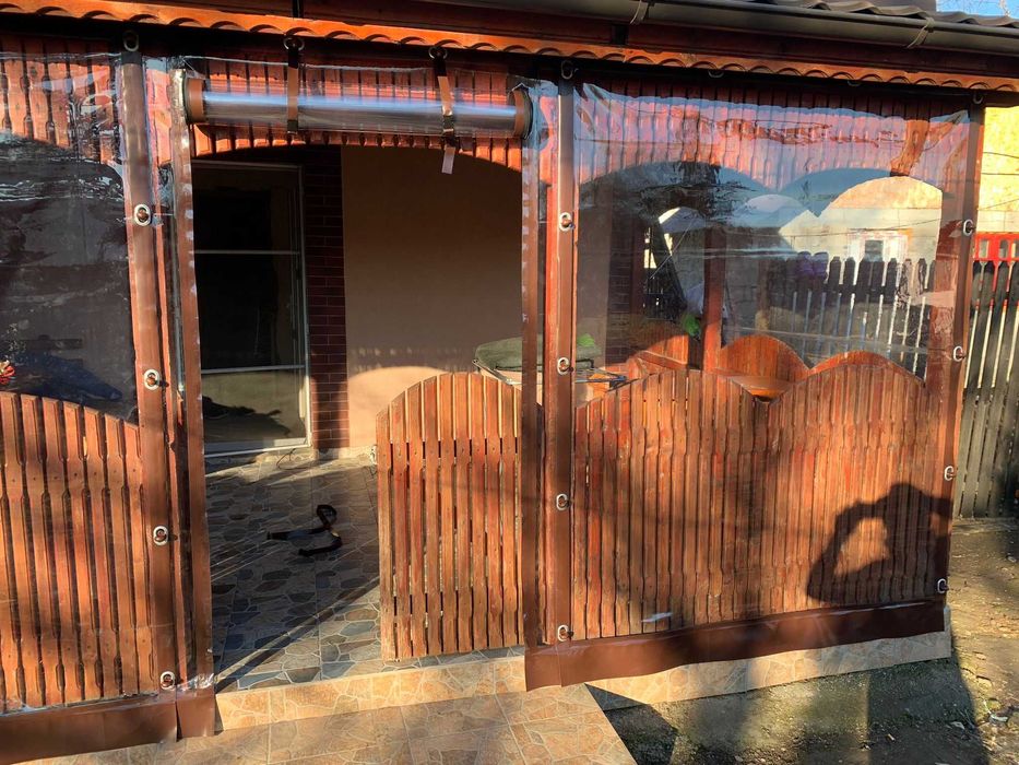 Inchidere terase si foisoare cu folie transparentra PVC Cristal 0.8mm
