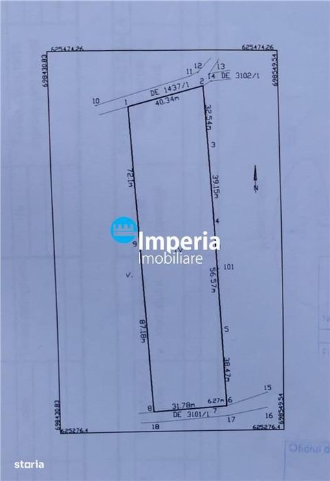 Teren intravilan de vanzare Visan 6380 mp