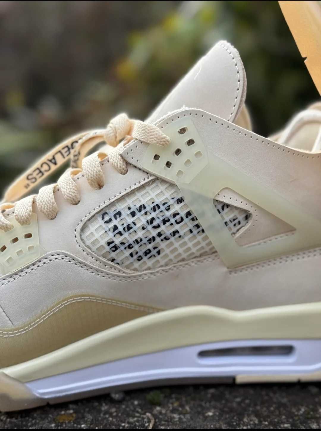 Jordan 4 off-white sail: cea mai buna calitate de pe piață!!