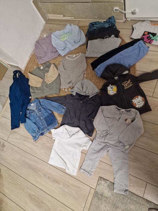 Lot mare baiete masura 92l 25 articole 4 lei articolul H&M si altele