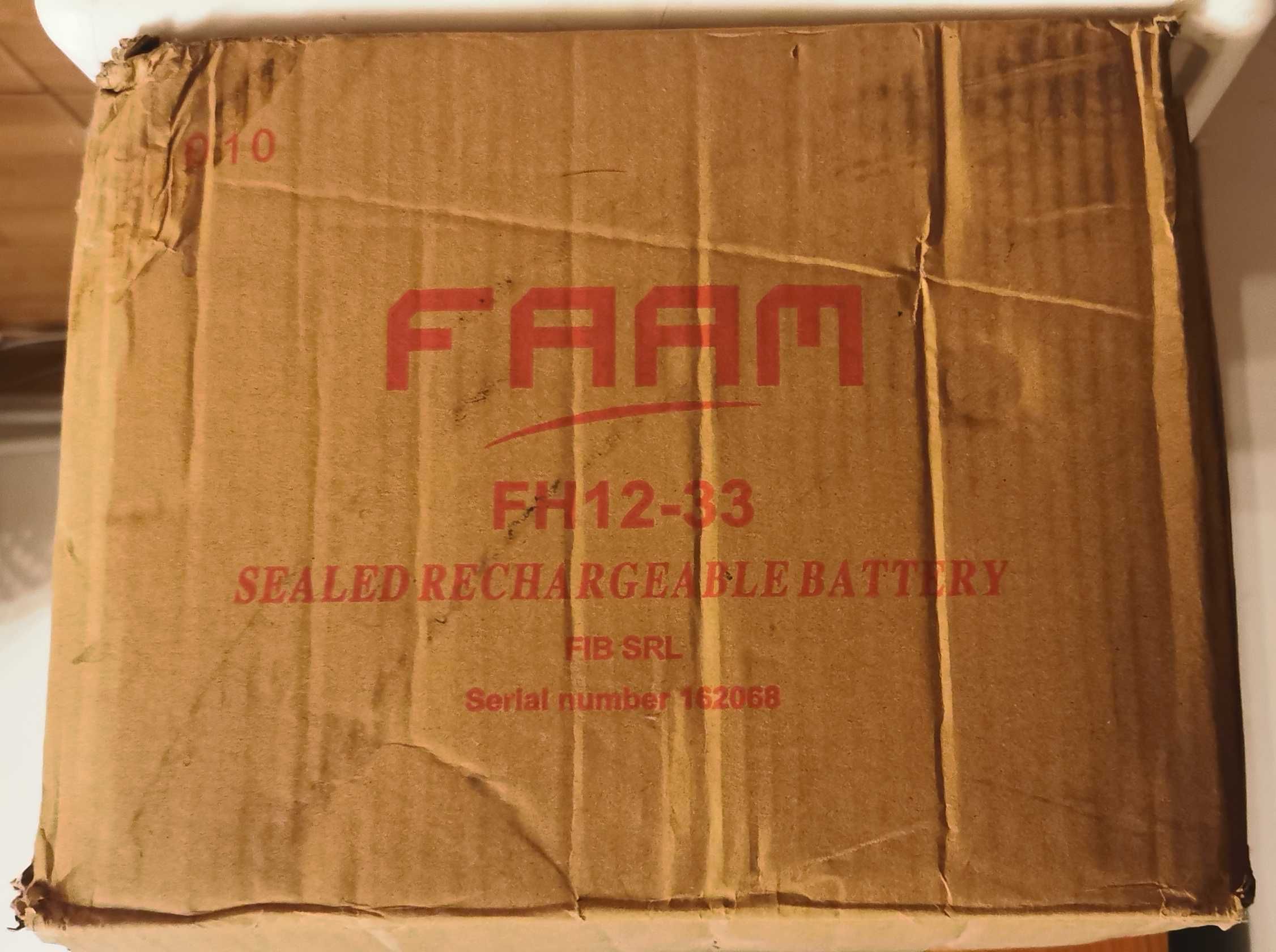 Acumulator FAAM FH 12-33 12V 33Ah (2 BUC)