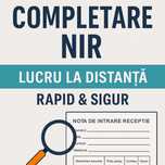 Completare NIR-uri pentru firme / PFA – rapid și la distanță