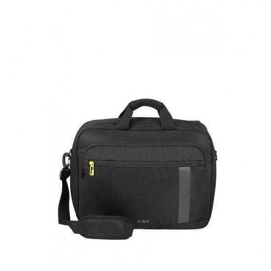 Черна бордна чанта/раница за 15.6" лаптоп American Tourister Work-Е