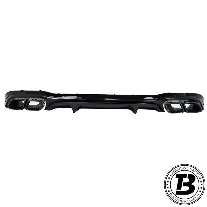 Difuzor Bara Spate cu Ornamente compatibil cu Mercedes E Class W213 Facelift E63 Design