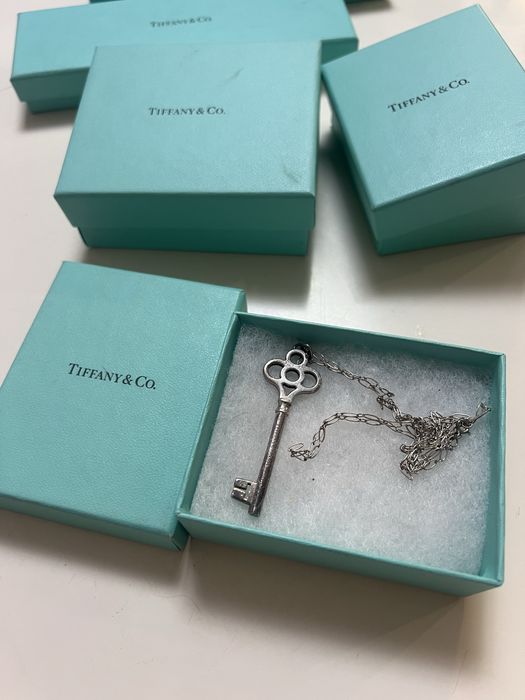 Кулон с цепью ключ tiffany