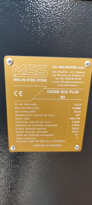 Centrala cazan Eco plus 30