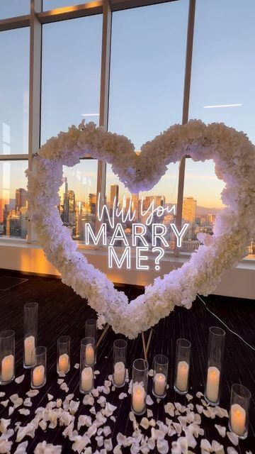 MARRY ME / HAPPY BIRTHDAY / предложение руки и сердца холодный фонтан