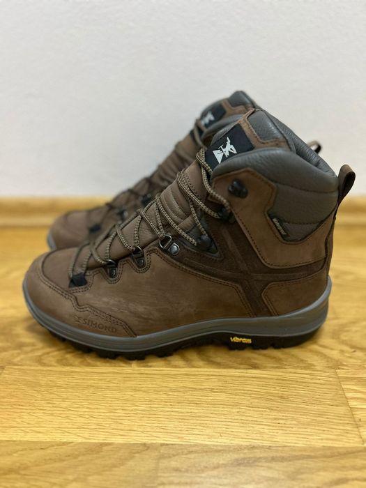 Bocanci Înalți din piele Impermeabili Trekking MT500 Bărbați ,43-44