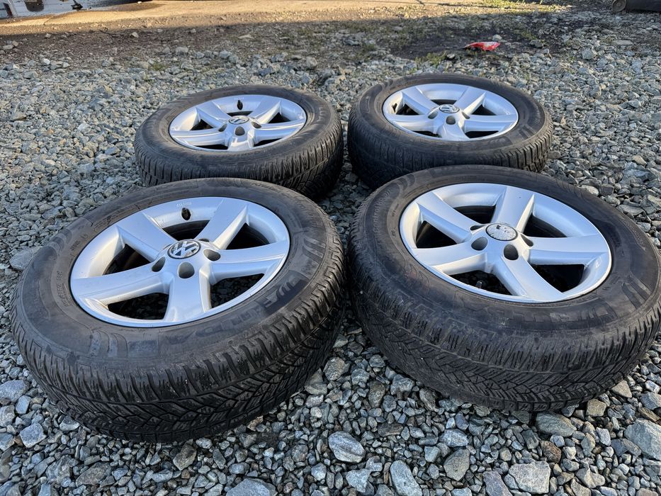 Jante VW 16” + anvelope iarnă 215/65/16 Volkswagen, Audi, Skoda, Seat