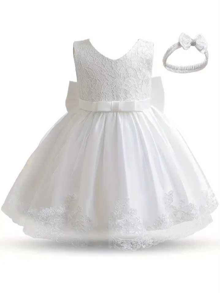 Бяла рокля за малки принцеси