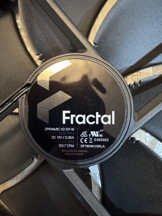 2 bucati ventilator Fractal Design 180mm Dynamic x2