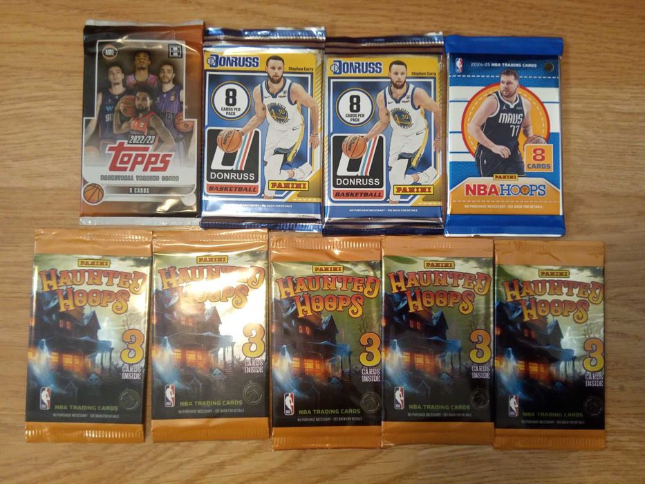 Pachetele si cartonase baschet NBA Panini donruss topps