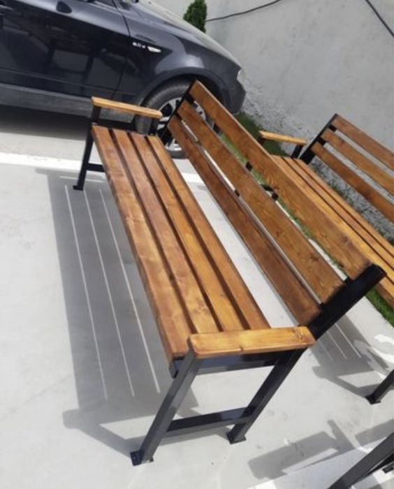 Executam mobilier urban băncuțe si coșuri de gunoi diverse modele
