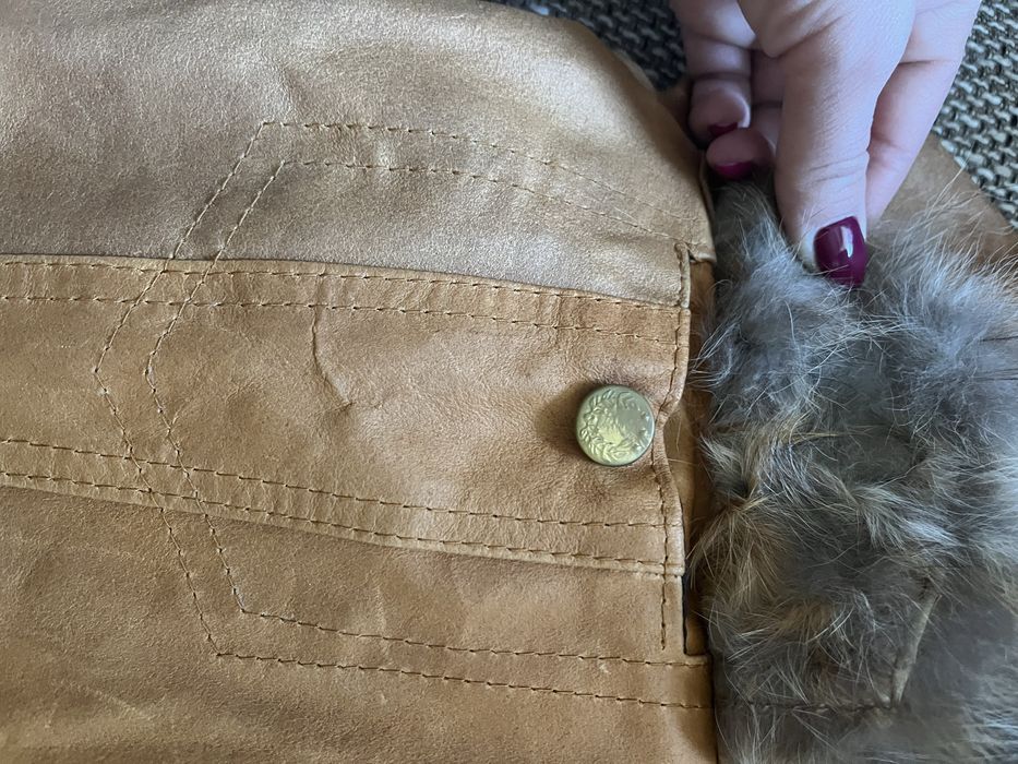 Дамско кожено яке М