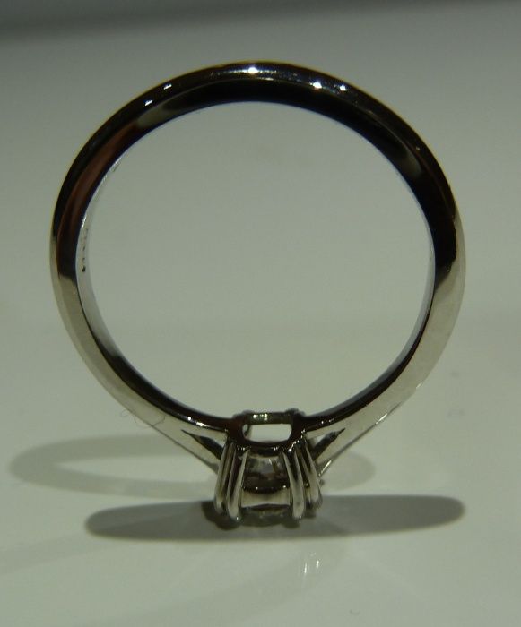 Inel logodna platina diamant 0.72ct
