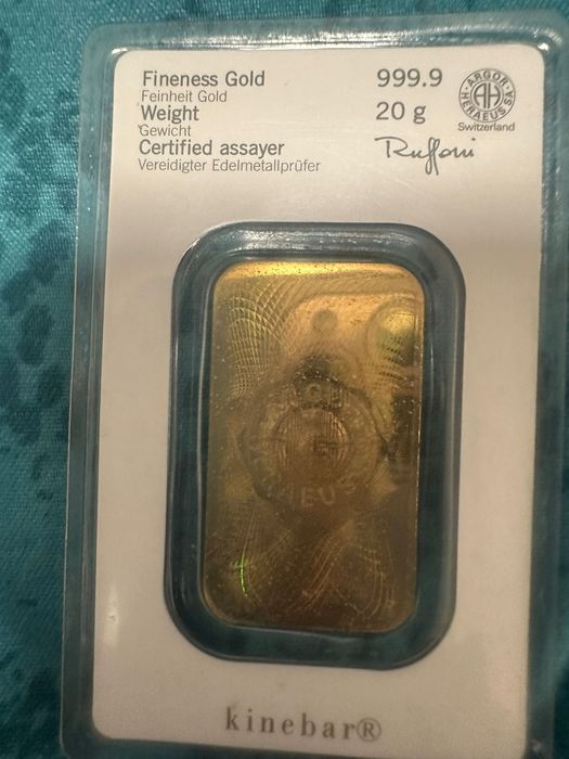 Lingou de aur de 24k