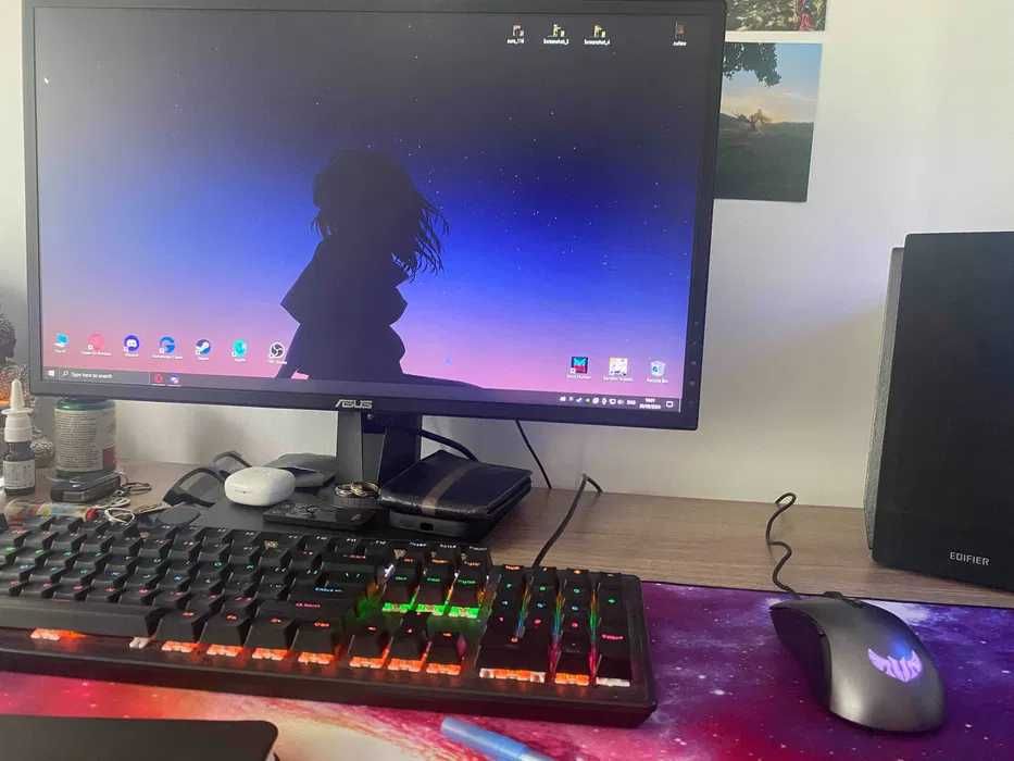 Monitor Gaming LED TN ASUS 24”, Full HD, 165Hz,